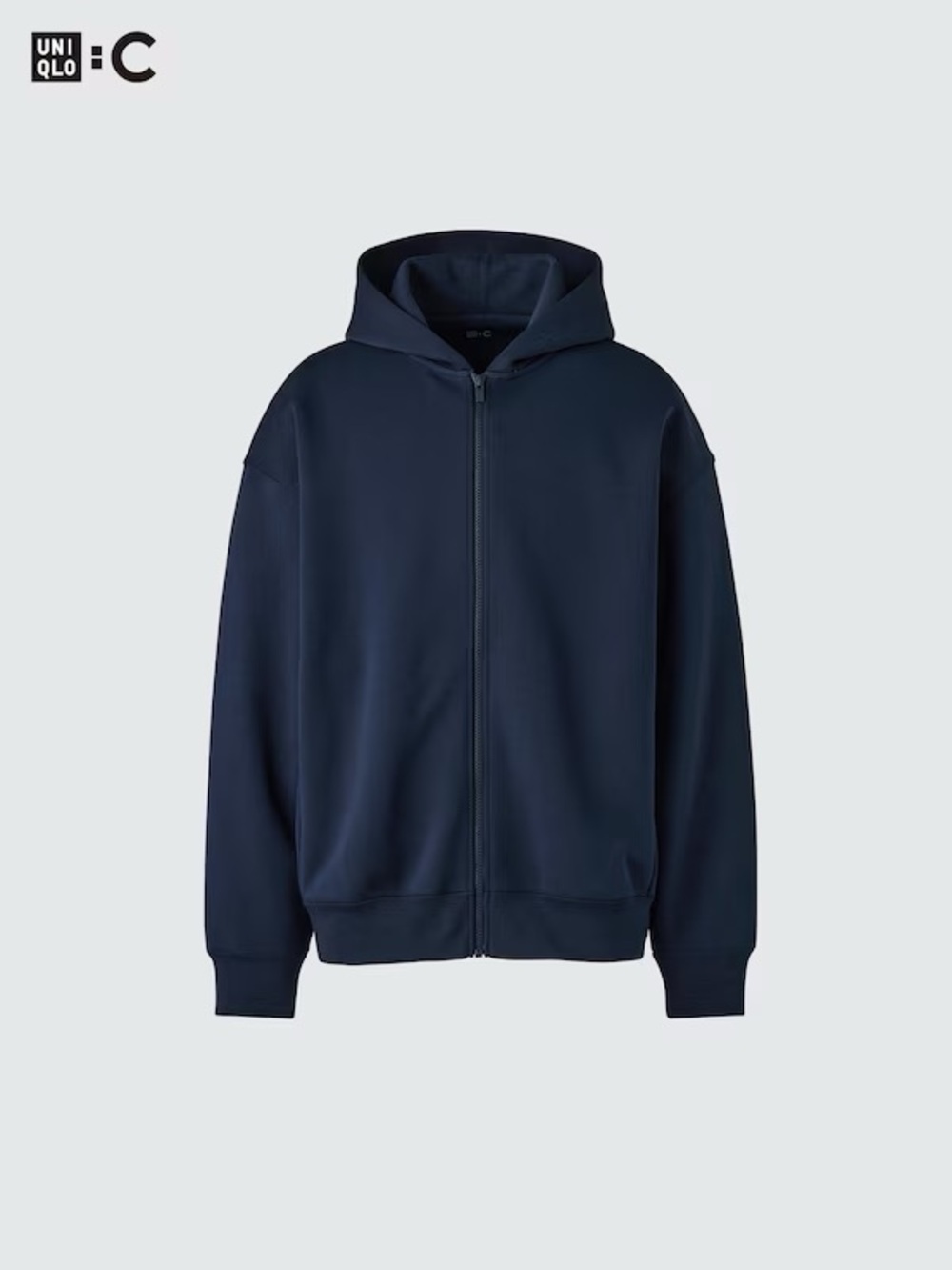 Uniqlo Sweat Oversized Full-Zip Hoodie